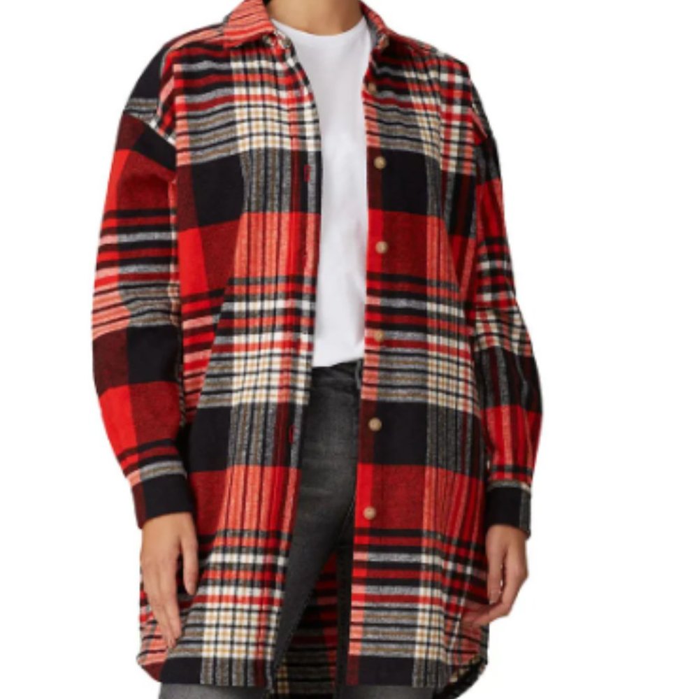 NWOT Scotch & Soda, Oversized Check Shirt, SZ XS